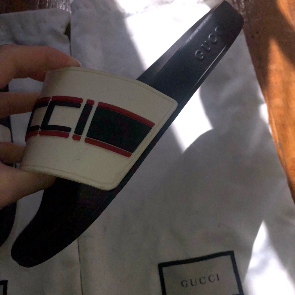 Gucci slides!